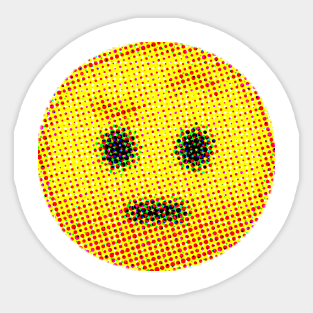 Emoji: Suspicious (Face with Raised Eyebrow) Sticker